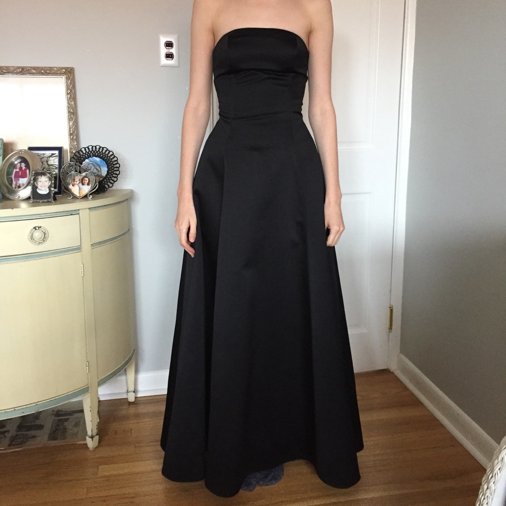 Black evening gown